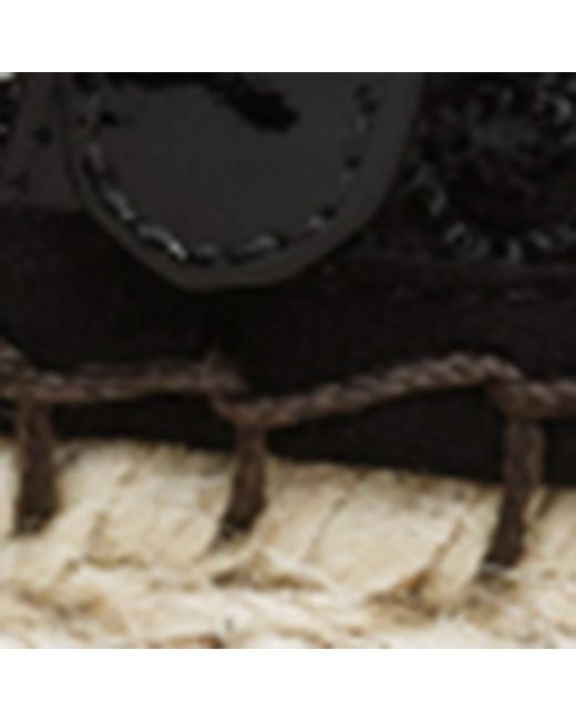 Alaïa Black Net Platform Espadrilles