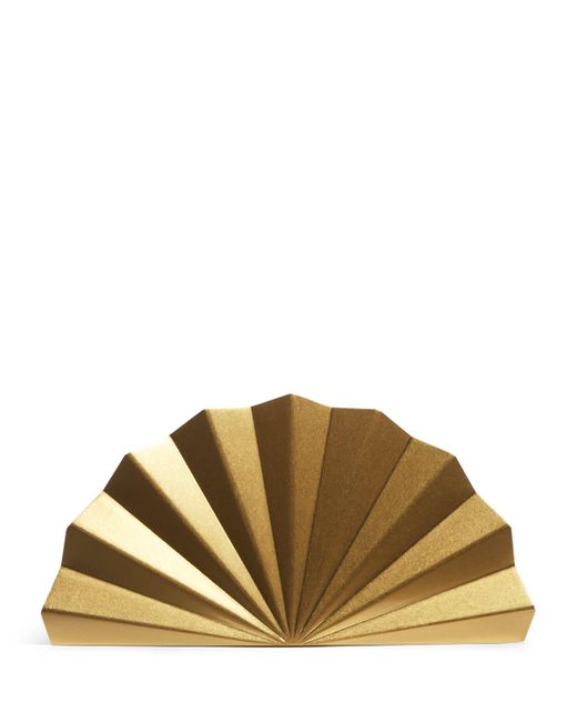 Cult Gaia Natural Metal Esme Clutch Bag