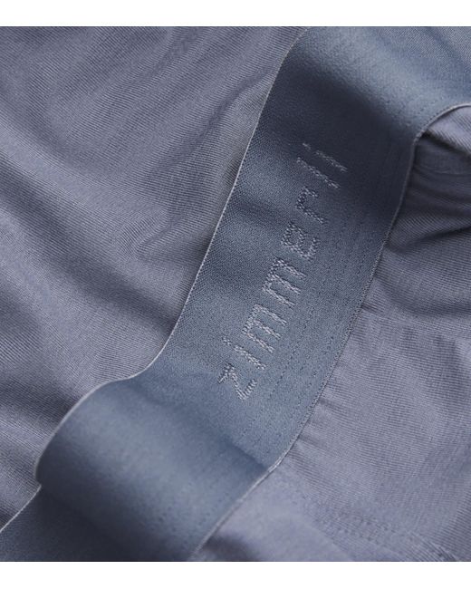 Zimmerli of Switzerland Blue 700 Pureness Boxer Briefs for men