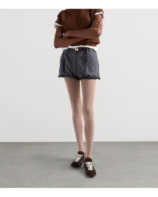 Prada Brown Suede-Re-Nylon Montecarlo Re-Edition 2005 Sneakers