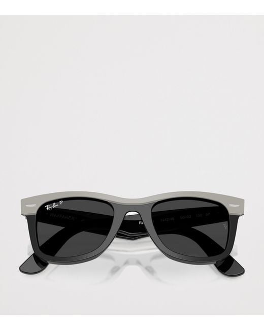 Ray-Ban Gray Rb2240 Street Neat Wayfarer Sunglasses