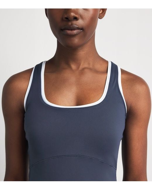 Varley Blue Ruan Court Mini Dress