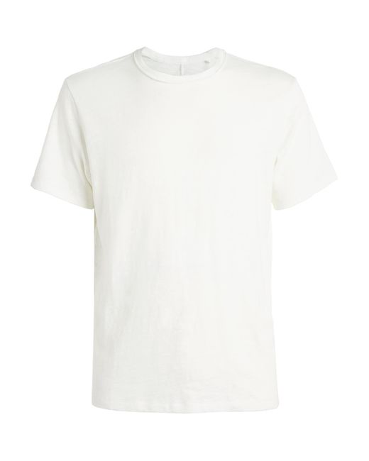 Rag & Bone White Cotton Flame T-Shirt for men