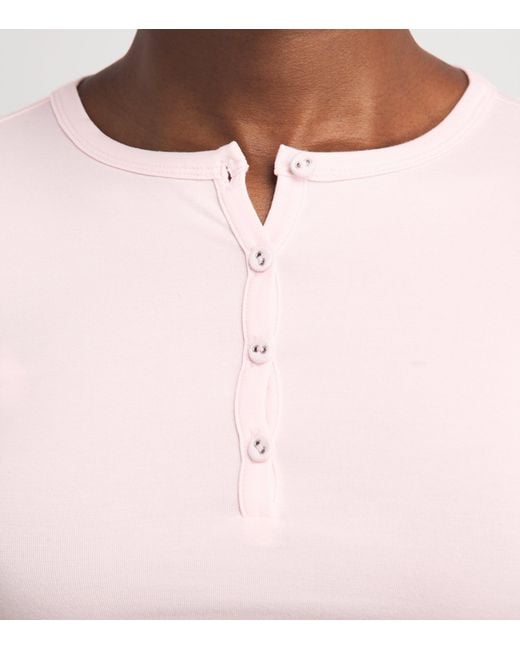 Skims Pink Sleep Short Pyjama Set