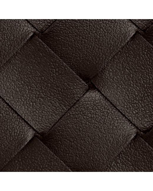 Bottega Veneta Black Leather Intrecciato Badge Holder for men