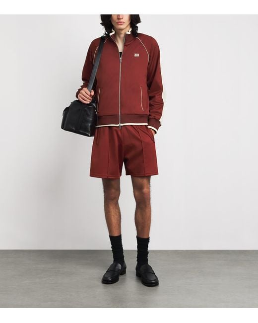 Wales Bonner Red Motion Track Jacket for men
