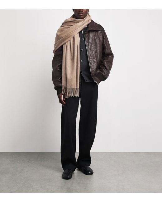 Johnstons Natural Cashmere Stole for men