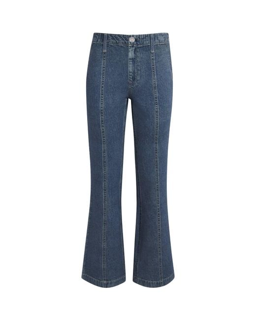 Rag & Bone Blue Ponte Miramar Olivia Trousers