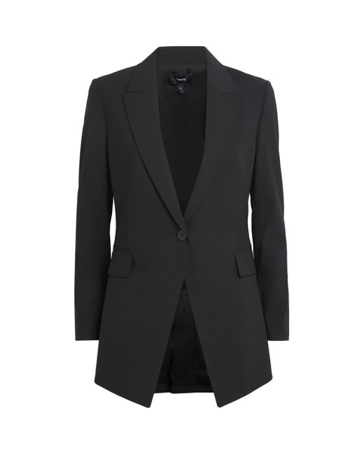 Theory Black Good Wool Etiennette Blazer