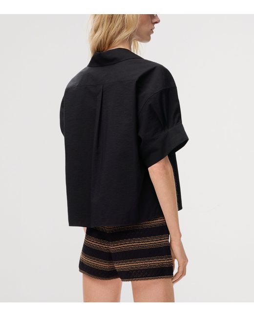 Loewe Blue X Paula's Ibiza Anagram Short-Sleeve Shirt