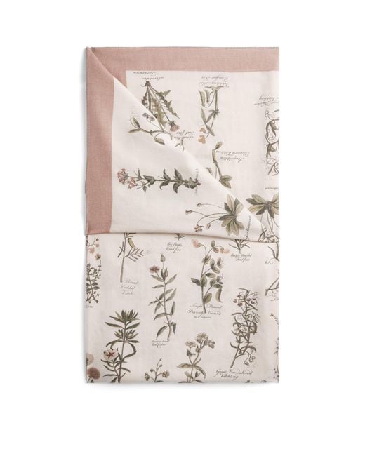 Colombo Natural Cashmere-Silk Printed Scarf