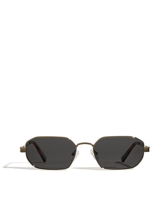 Le Specs Metallic Metal Mythic Sunglasses