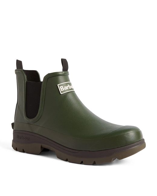 Barbour Green Nimbus Chelsea Wellington Boots for men