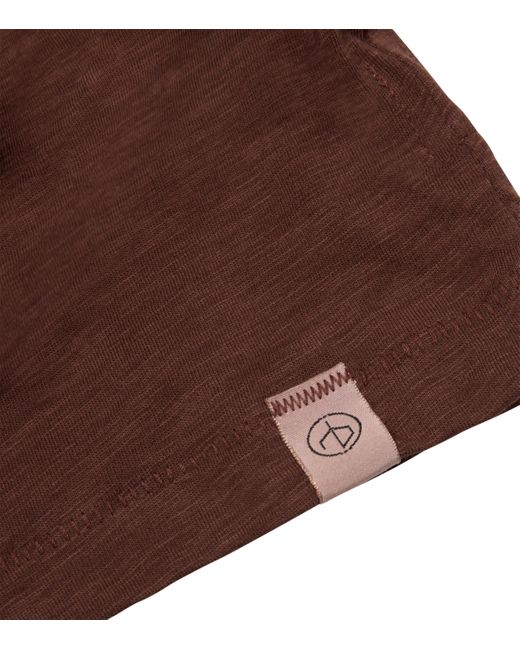 Rag & Bone Brown Cotton Stripe The Slub T-Shirt