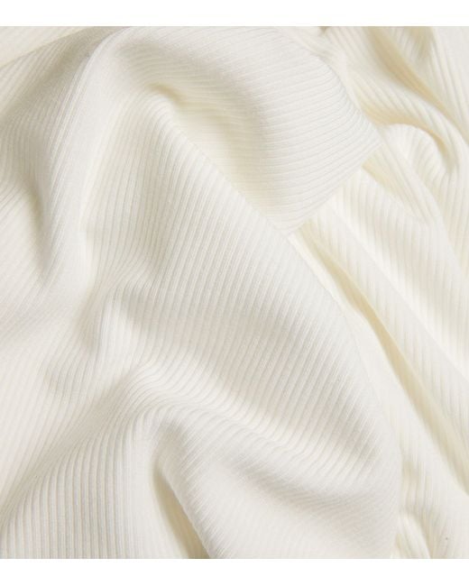 Skims White Soft Lounge Maxi Dress