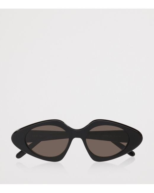 Loewe Brown Triangle Slim Sunglasses