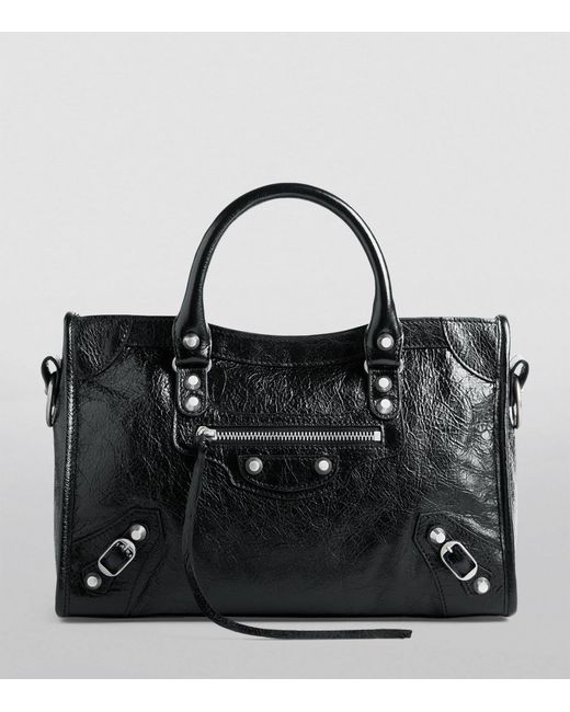 Balenciaga Black Small Leather Le City Top-handle Bag
