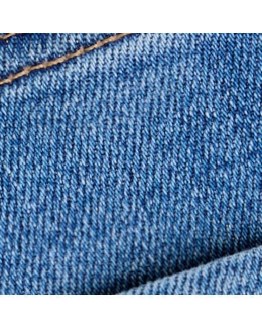 Mother Blue The Kick It Straight Jeans