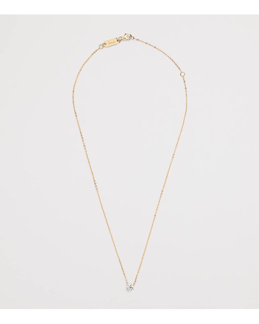 Harrods Metallic And Diamond Pendant Necklace