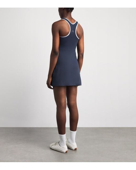 Varley Blue Ruan Court Mini Dress
