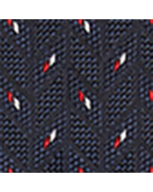 Emporio Armani Blue Silk Jacquard Woven Tie for men