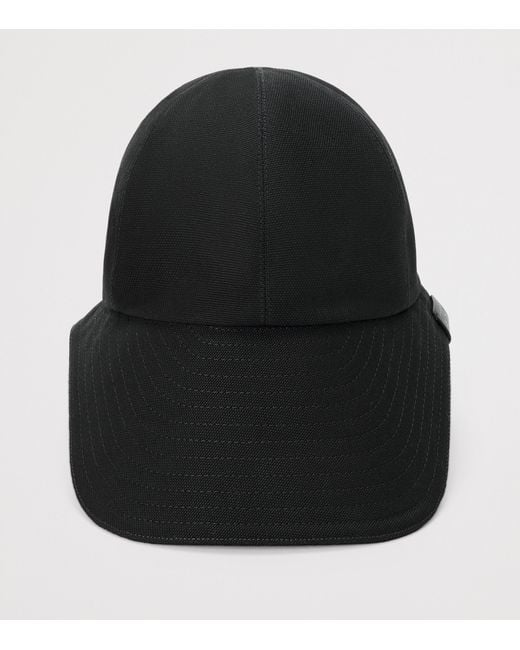 Loewe Black Cotton Canvas Hiker Hat