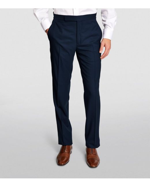 Ralph Lauren Blue Wool 2-Piece Suit for men