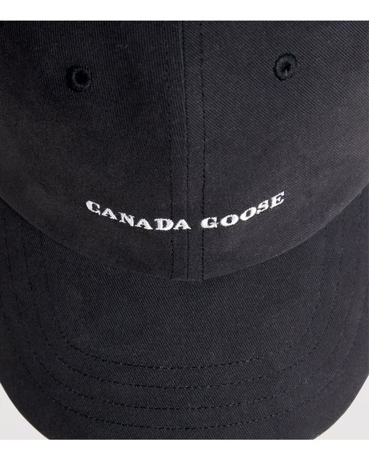Canada Goose Black Logo Everyday Baseball Cap for men