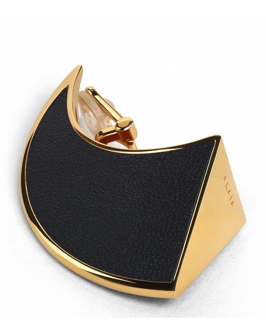 Alaïa Red Leather Sculptural Pendant Clip-On Earrings