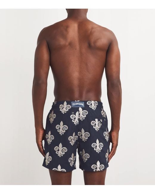 Vilebrequin Men's Blue Octopus Mistral Swim Shorts