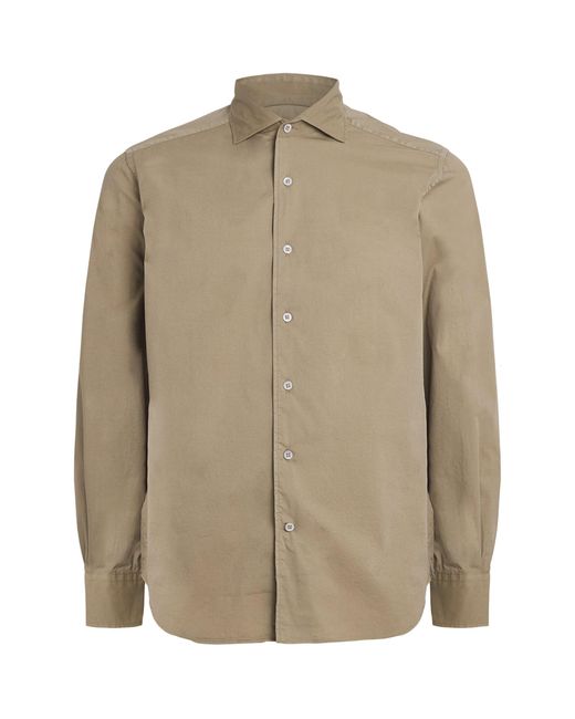 Corneliani Natural Cotton-Blend Shirt for men