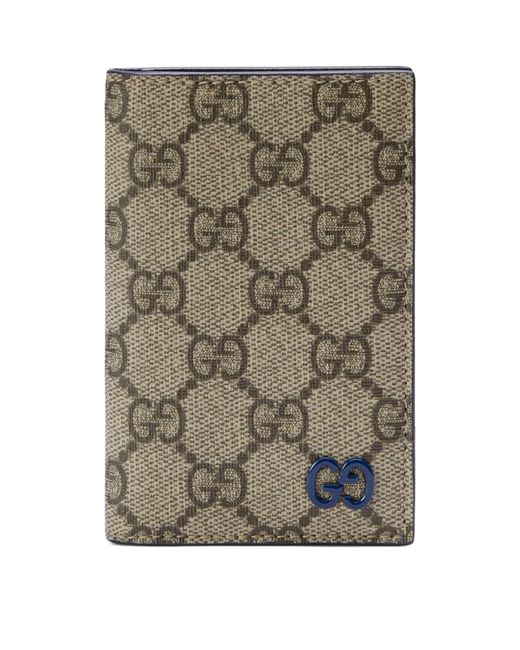 Gucci Green Canvas Gg Supreme Bifold Card Holder for men