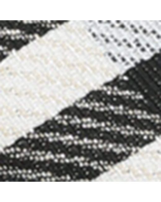 Burberry White Check Sloane Mules 45