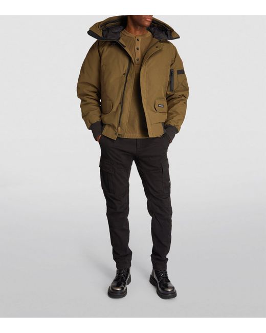 Canada Goose Green Chilliwack Bomber Jacket for men