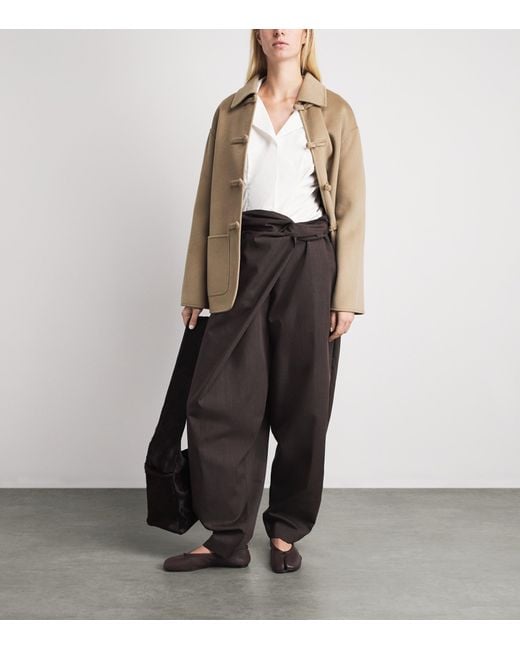 Rohe Natural Wool Double-Faced Coat