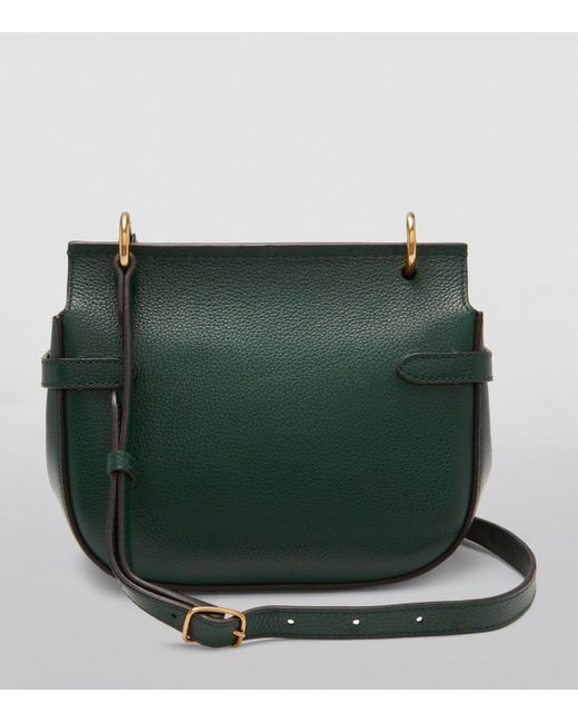 Mulberry Green Small Leather Amberley Cross-Body Bag