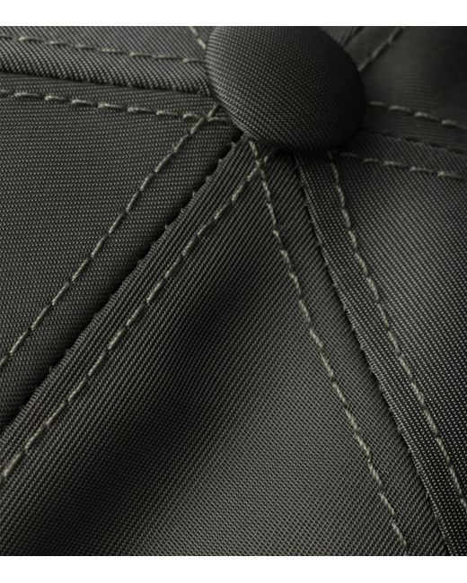 Prada Gray Re-Nylon Baseball Cap for men