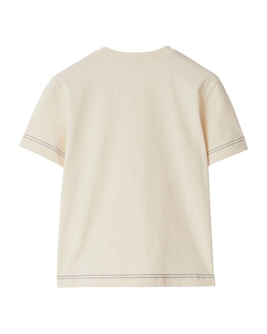 Burberry White Boxy T-shirt