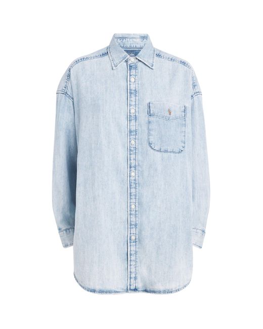 Polo Ralph Lauren Blue Relaxed Denim Shirt