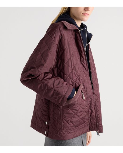 Prada Red Re-Nylon Quilted Jacket