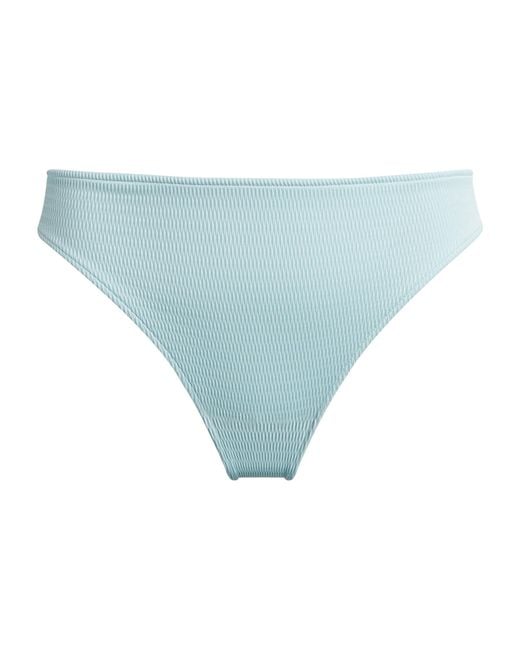 Wolford Blue Textured Bikini Briefs