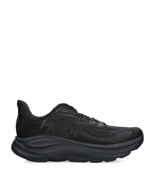 Hoka One One Black Clifton 10 Trainers for men