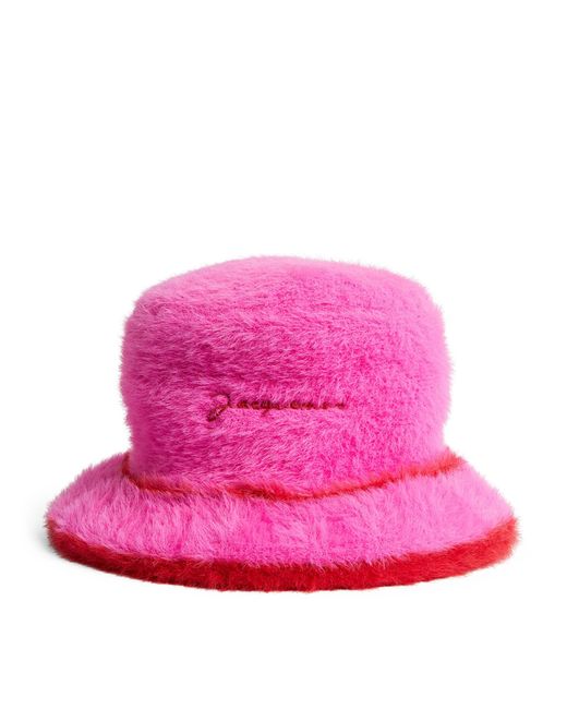 Jacquemus Le Bob Neve Bucket Hat in Pink | Lyst