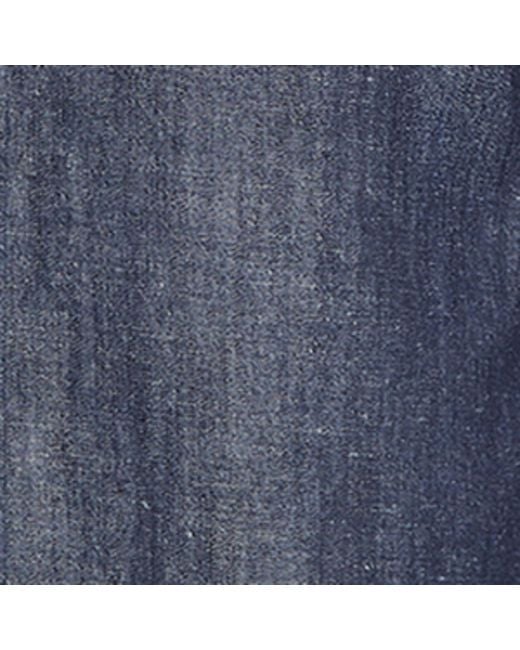 Zegna Blue Washed Cotton-linen Denim Long-sleeve Shirt for men