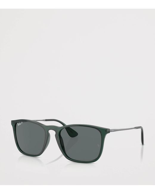 Ray-Ban Gray Square Chris Sunglasses