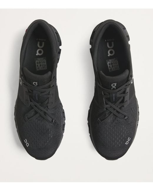 On Shoes Black Cloud X 4 Trainers for men