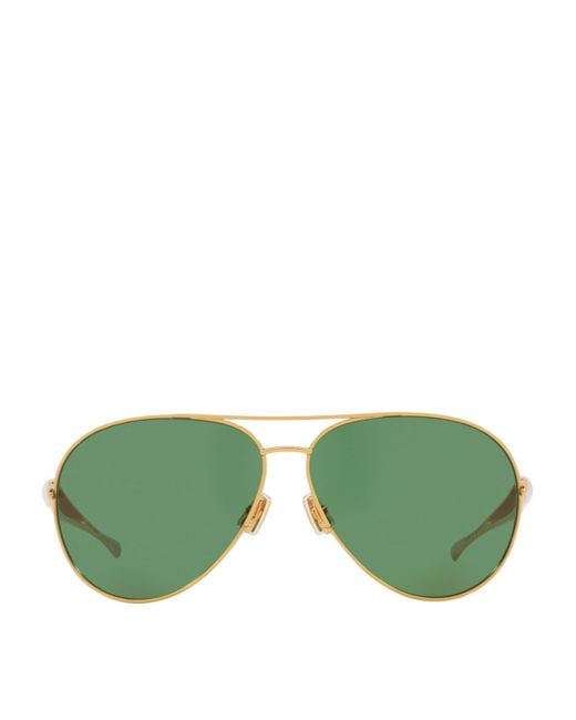 Bottega Veneta Green Bv1305S-Tinted Sunglasses