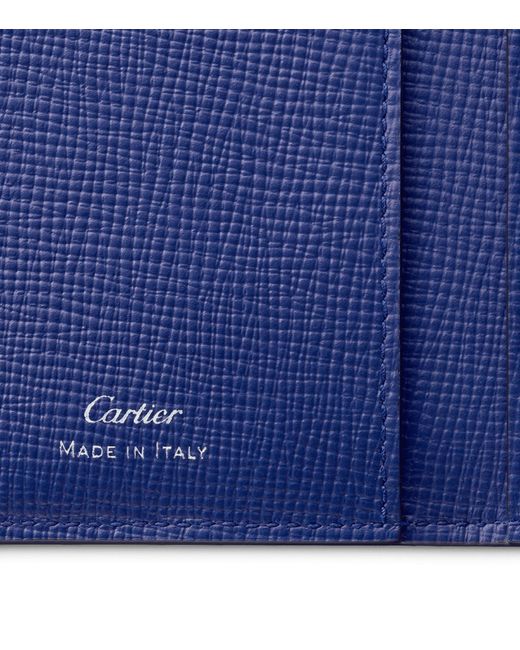 Cartier Blue Losange 4-credit Card Holder for men