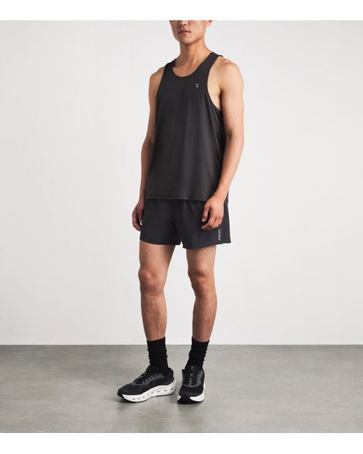 vuori Black 5' Lined Terrain Shorts for men