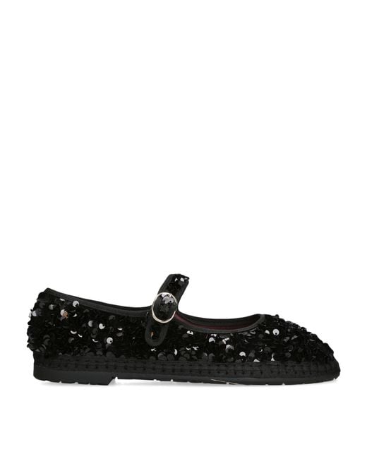 Flabelus Black The Little Prince Mary Jane Flats